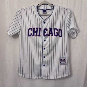 Chicago Cubs Rizzo Champion Game All-Star Collection Button Up Shirt Large‎ Noiz